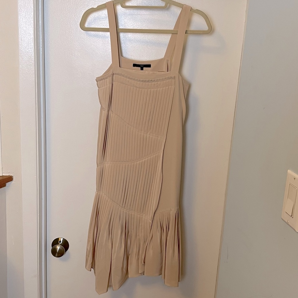Nude Tibi pleated dress